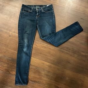 Levi's Dark Wash Skinny Jeans Modern Rise Demi Curve 28